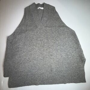 Storets Lyla Oversized Knit Vest Gray Women S/M Made In Korea